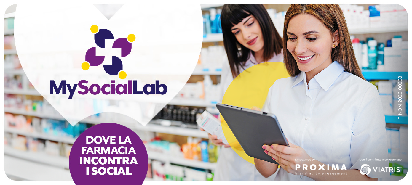 Accedi a My social Lab dove la farmacia incontra i social